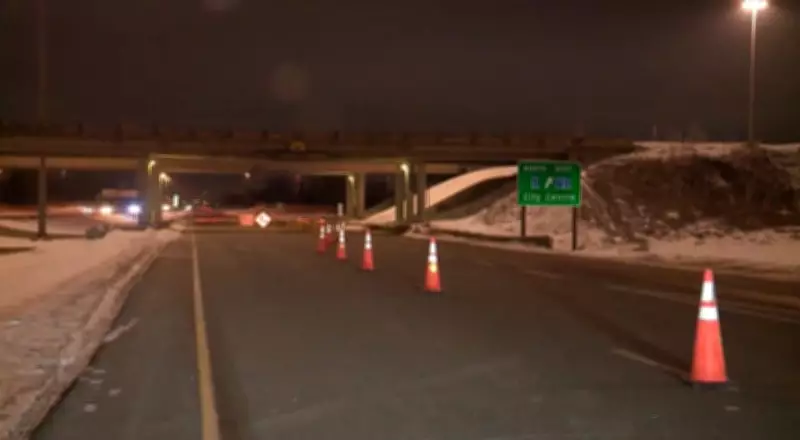 Saskatoon Overpass Sustains Damage After Collision with Semi-Truck