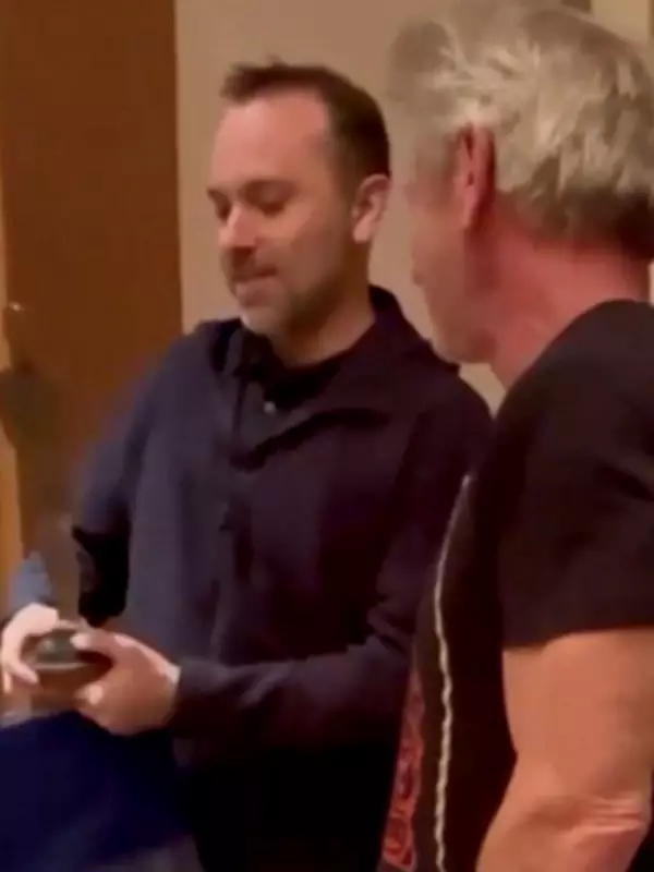 Sean Penn Receives 'Iron Oscar' Award in Ukraine from Railway CEO