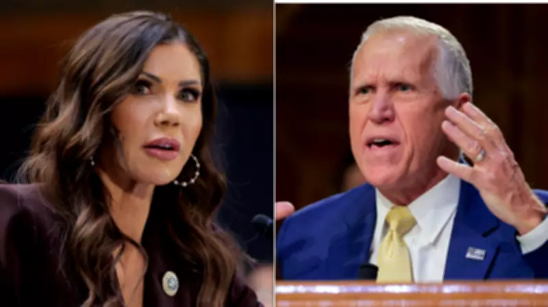 Senator Tillis Blasts DHS Secretary Noem Over Leadership Failures and Dog Killing