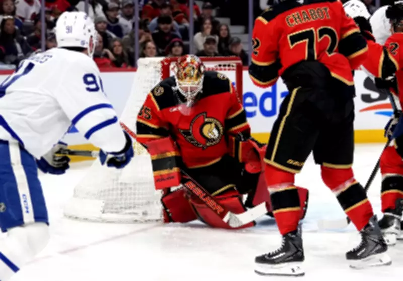 Senators Dominate Maple Leafs with Early Surge, Secure 5-2 Victory in NHL Clash
