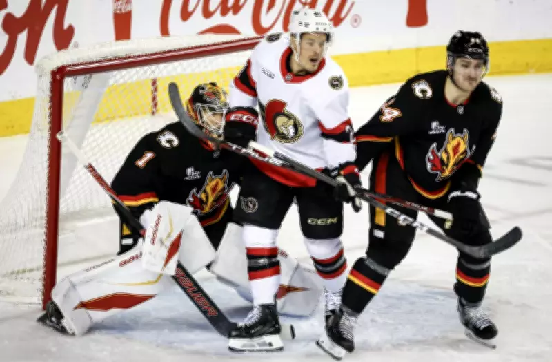 Senators Triumph Over Flames 4-1 with Cozens' Late Goal in Calgary