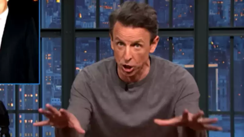 Seth Meyers Mocks Trump's 'Excursion' Remark and Epstein Ties in Late Night Segment