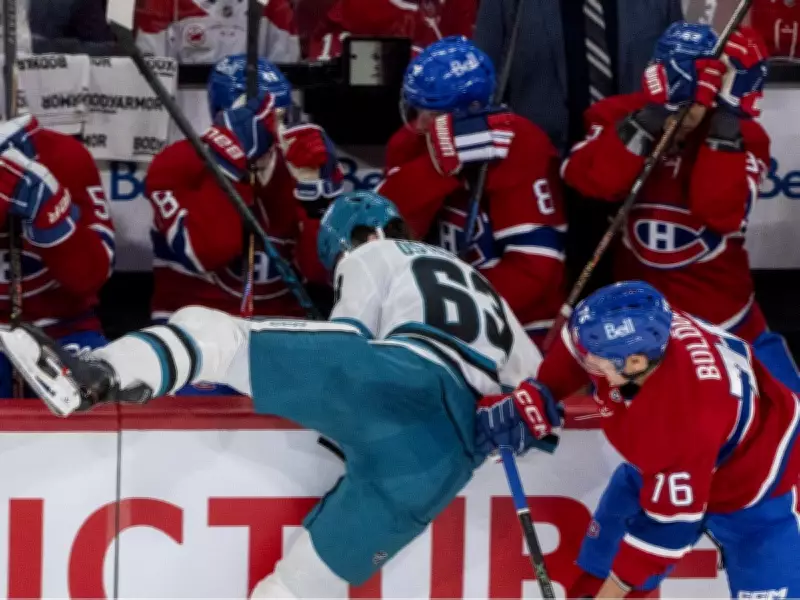 Sharks Snap Canadiens' Streak as Celebrini Shines, Gallagher Benched