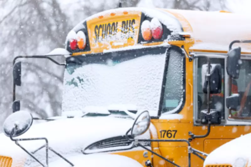 Simcoe County School Buses Cancelled Due to Incoming Snowstorm on Friday