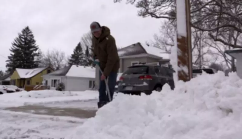Snow Returns to Southern Ontario Amid Flood Watches, Residents Dig Out
