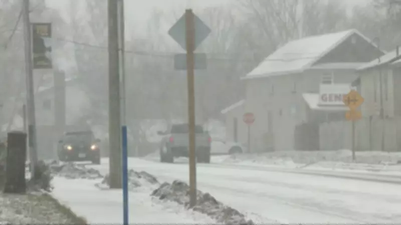 Snow Squall Watches Issued for Simcoe County, Up to 40 cm of Snow Possible