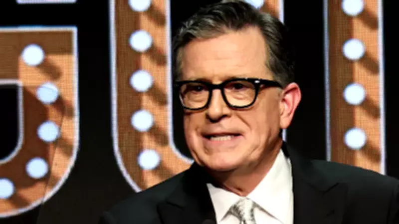 Stephen Colbert Jabs at Paramount at Writers Guild Awards Over Show's Cancellation