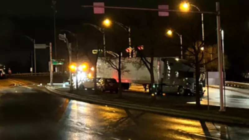 Stolen Transport Truck Rams Multiple Vehicles in Gatineau, Police Report