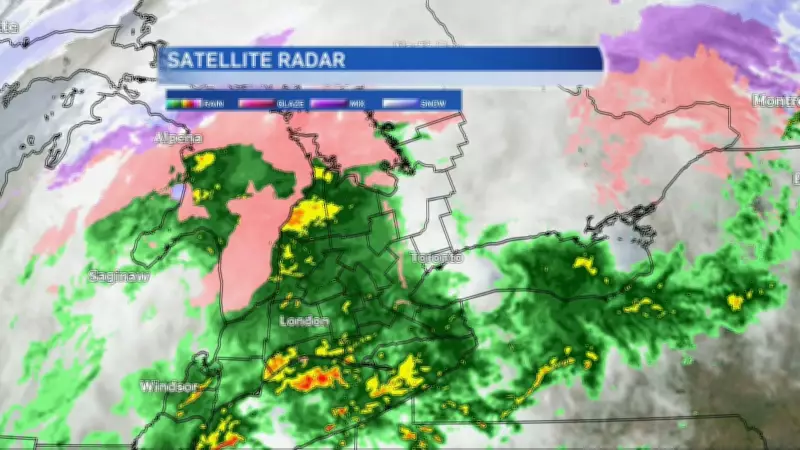 Stormy Weather Persists Across Ontario with Rain and Snow Mix in Forecast