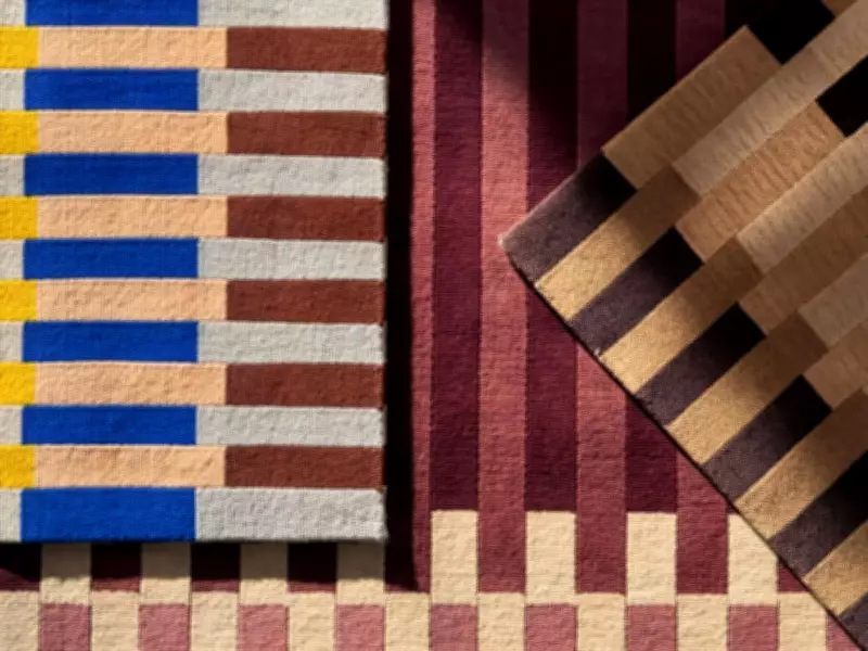 Supermarket Studio and Andrea Jae Studio Launch Bauhaus-Inspired Loom Rug Collection