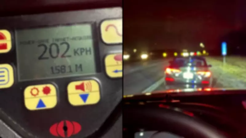 Teen Driver Charged After Speeding at 202 km/h with Passengers in Trunk
