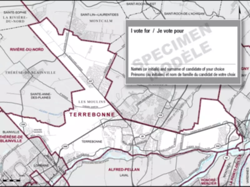 Terrebonne Byelection to Use Write-In Ballot Due to 48 Candidates