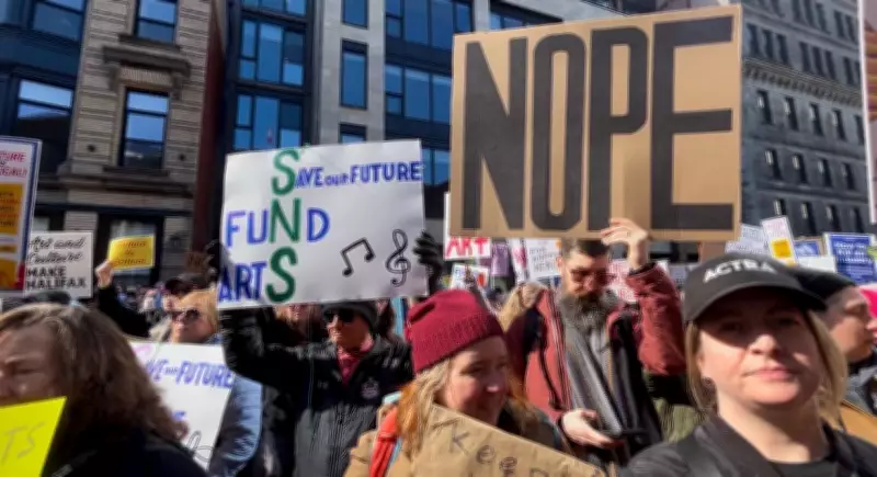 Thousands Protest in Halifax Against Arts and Culture Funding Cuts