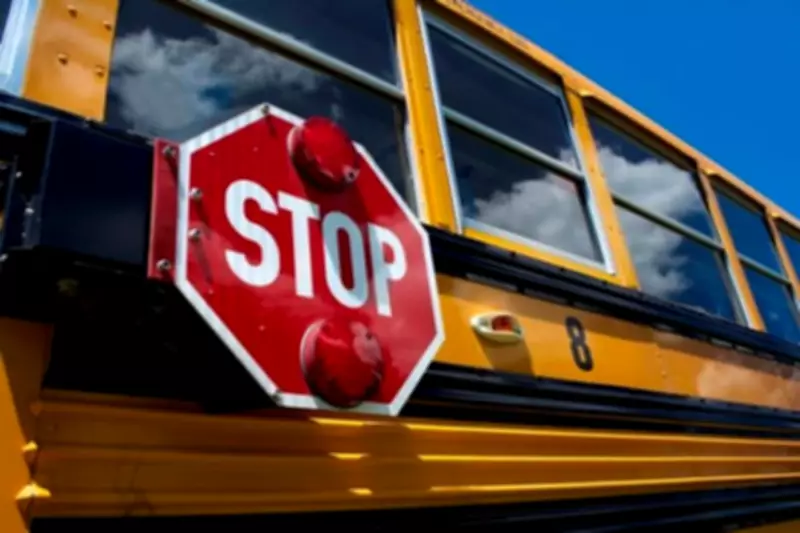 Three Injured as School Bus Overturns in Ditch in British Columbia Interior