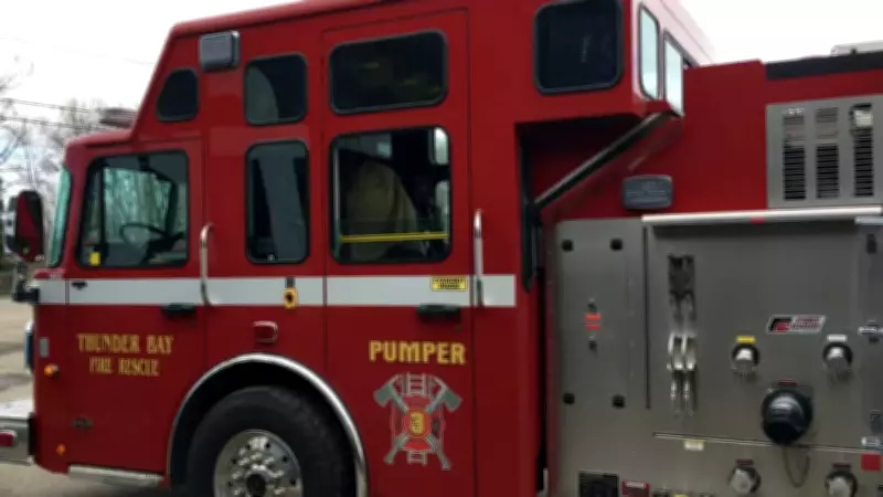 Thunder Bay Firefighters Battle Three Major Blazes in a Single Week