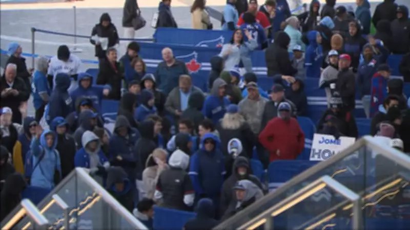 Toronto Blue Jays Fans Line Up for Home Opener, Marking Team's 50th Season