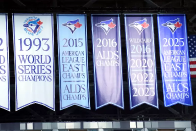 Toronto Blue Jays Unveil AL Championship Banner to Mark Historic 50th Season Opener