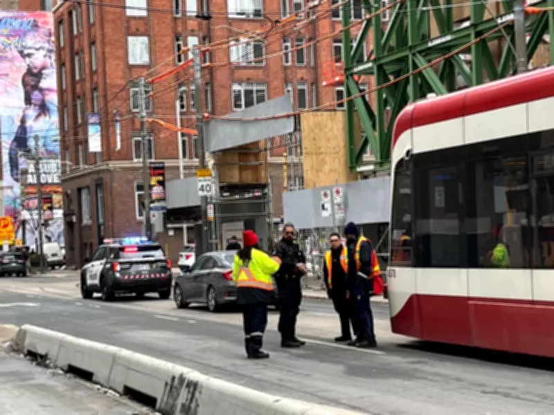 Toronto Streetcar Driver Hospitalized After Being Struck by Vehicle Downtown