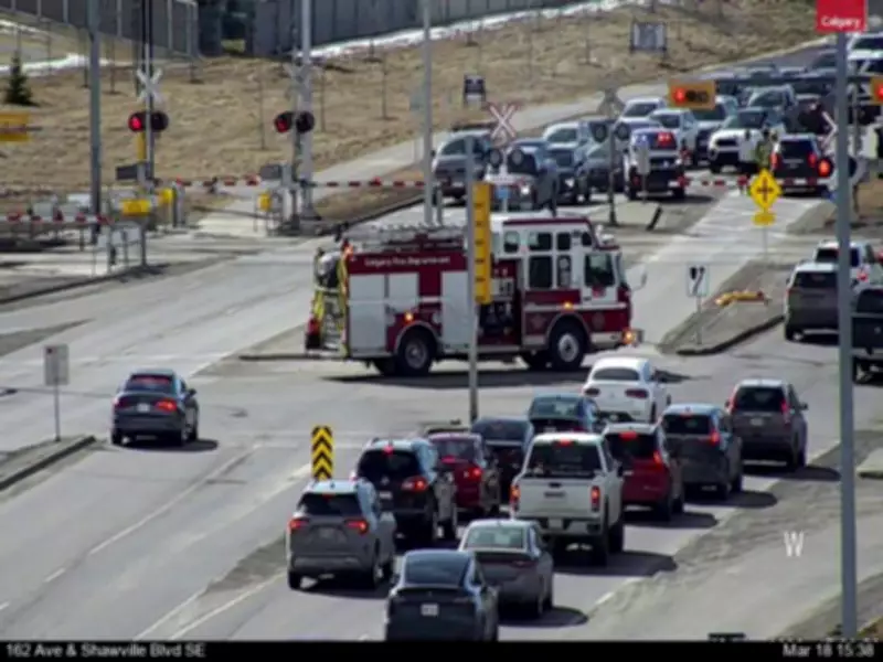 Traffic Disrupted After Two-Vehicle Collision in Southeast Calgary