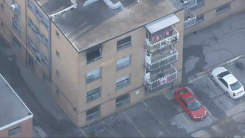 Tragic Fire in Hamilton Claims Elderly Man's Life, Leaves Woman Critically Injured