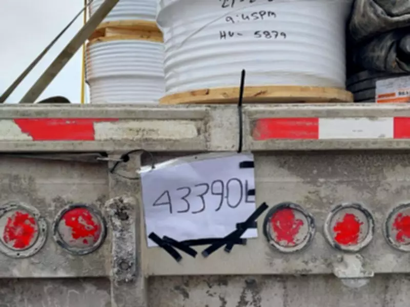 Truck with Handwritten Licence Plate Pulled Over Near Temagami, OPP Reports