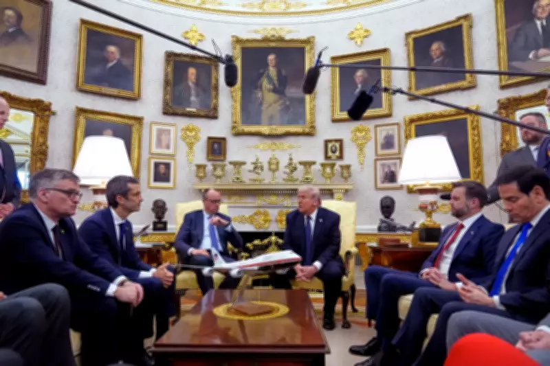 Trump Confirms Iran Strikes, Meets German Chancellor Merz at White House