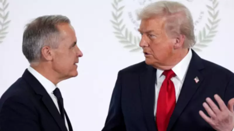 Trump Mocks Canadian PM Carney as 'Future Governor' in Great Lakes Post