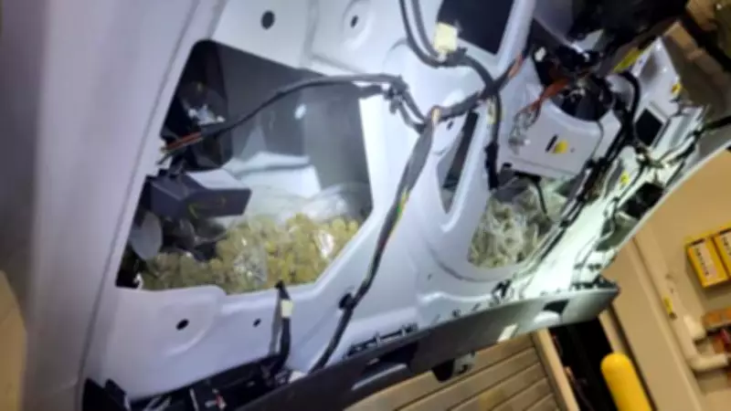 Two Canadians Arrested at U.S. Border with Marijuana Hidden in Vehicle
