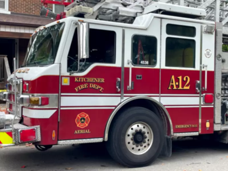 Two Injured in Kitchener House Fire, Emergency Services Respond Promptly