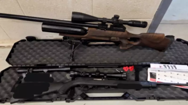 Two Men Arrested in Grey Highlands on Weapons and Stolen Tools Charges