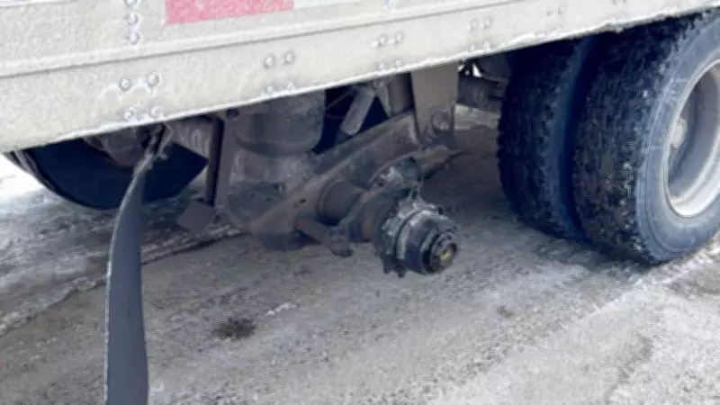 Two Transport Trucks Found Missing Wheels on Northern Ontario Highways, Drivers Charged