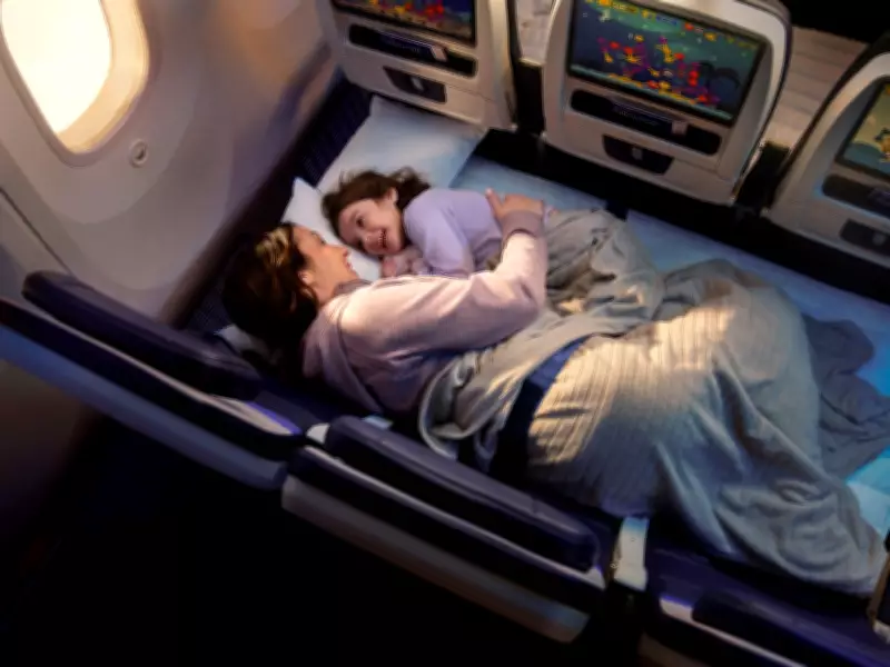 United Airlines Unveils 'Relax Row' Economy Seats That Convert into Beds