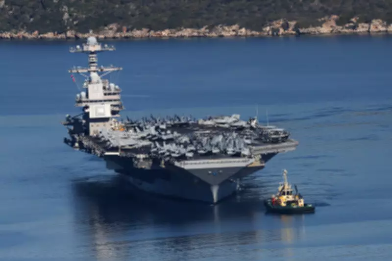 U.S. Carrier Ford Temporarily Docks After Fire Amid Iran War Deployment