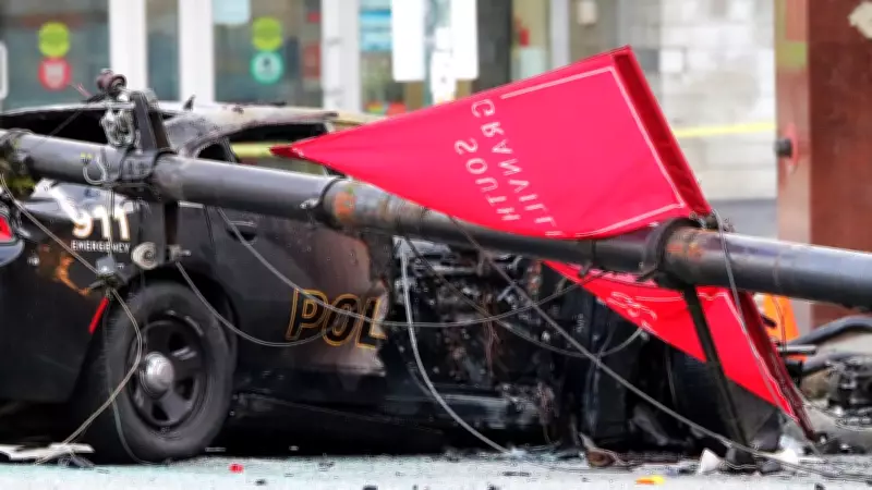 Vancouver Police Officers Injured in Serious Granville Street Cruiser Crash