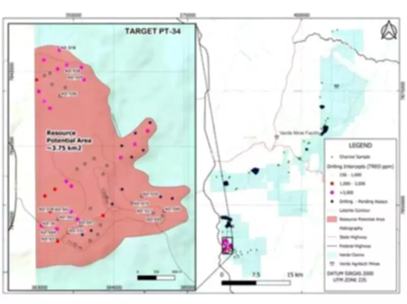 Verde Expands Rare Earth Discovery Beyond 3.5 km² with High-Grade Assay Results