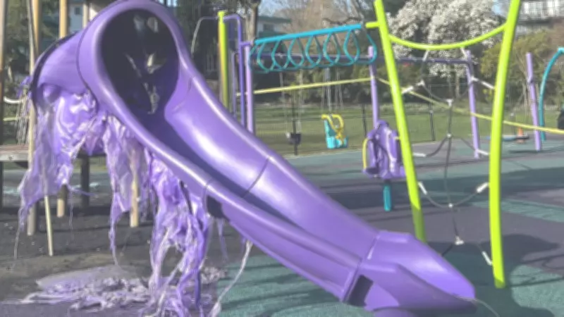 Victoria Playground Fire Under Investigation After Structure Destroyed Overnight
