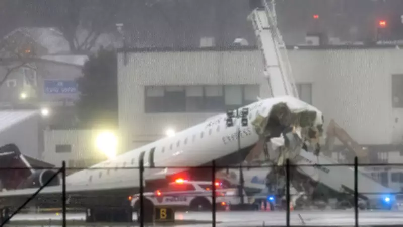 Video Captures Air Canada Jet Crash at New York's LaGuardia Airport