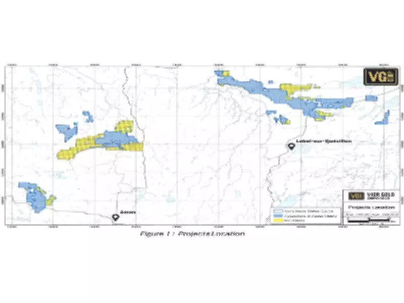 Vior Gold Corporation Acquires District-Scale Mining Projects in Quebec's Abitibi Belt