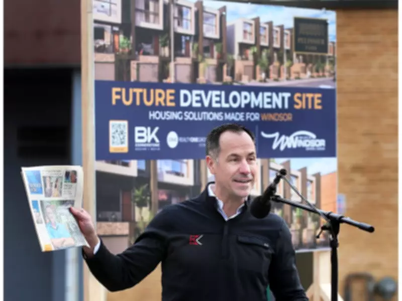 Windsor Approves $16.8M Townhouse Project on Downtown Parking Lot