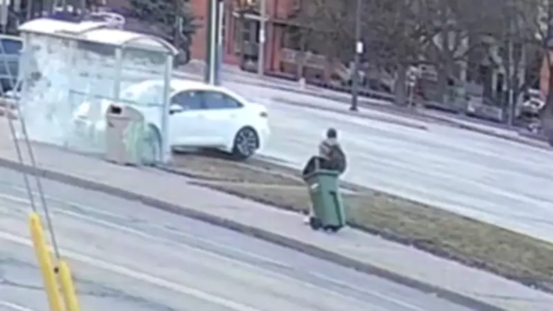 Windsor Police Seek Public Assistance After Bus Shelter Hit-and-Run Incident