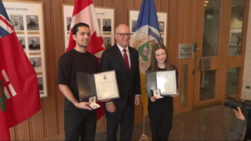 Winnipeg Mayor Honors Junior Figure Skating World Champions with Prestigious Award
