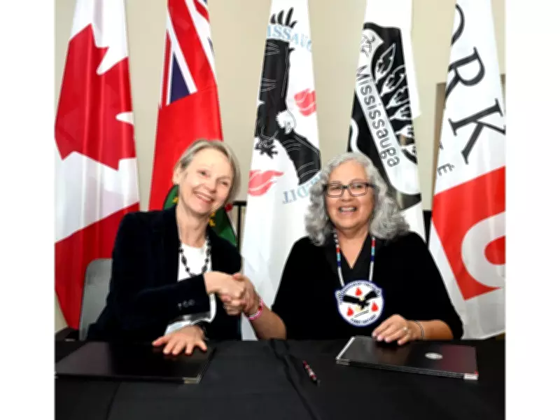 York University and Mississaugas of the Credit First Nation Sign Historic MOU