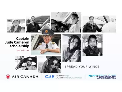 Air Canada and CAE Announce Eight Recipients of Captain Judy Cameron Scholarship