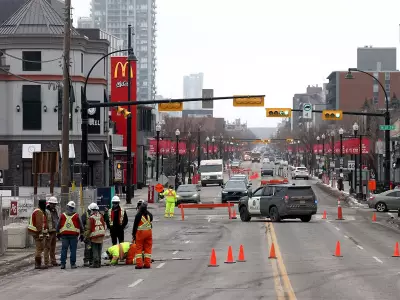 Calgary Businesses Blindsided by Water Main Break on 17th Avenue