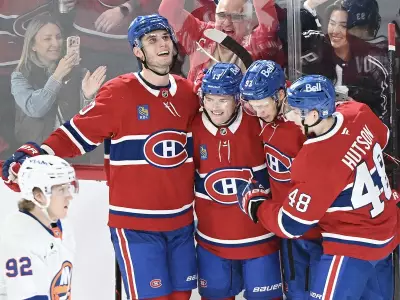 Cole Caufield's Hat Trick Fuels Canadiens' 7-3 Victory Over Islanders