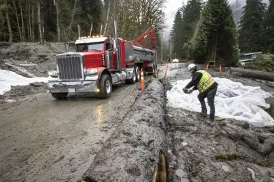 Coquitlam Mudslide Cleanup: Crews Clear Debris After Residents Rescued