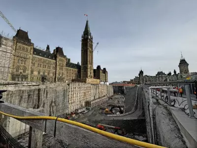 Crane Operators Praised for Parliament Hill Construction Site Rescue Operation