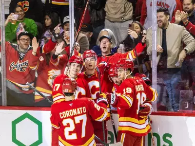Flames Share Laughs Over Pre-Game Ritual Before Toppling Panthers