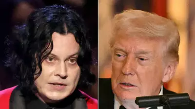 Jack White Mocks Trump's 'Board of Peace' and War Announcement Attire