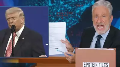 Jon Stewart's Mock Inquiry on Trump's 'Ask Anything' Offer Sparks Laughter